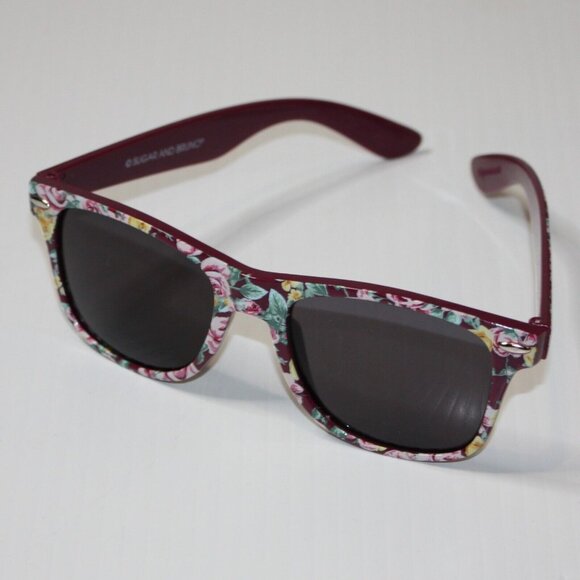 Sugar and Bruno Girl's Floral Sunglasses with UVA & UVB Protection One Size - Picture 1 of 2